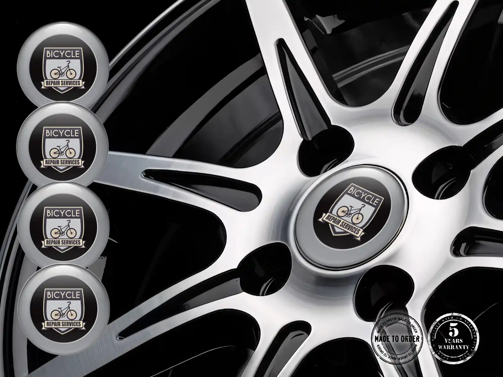 Rim stickers Drift Style Limited Dome for Vehicles